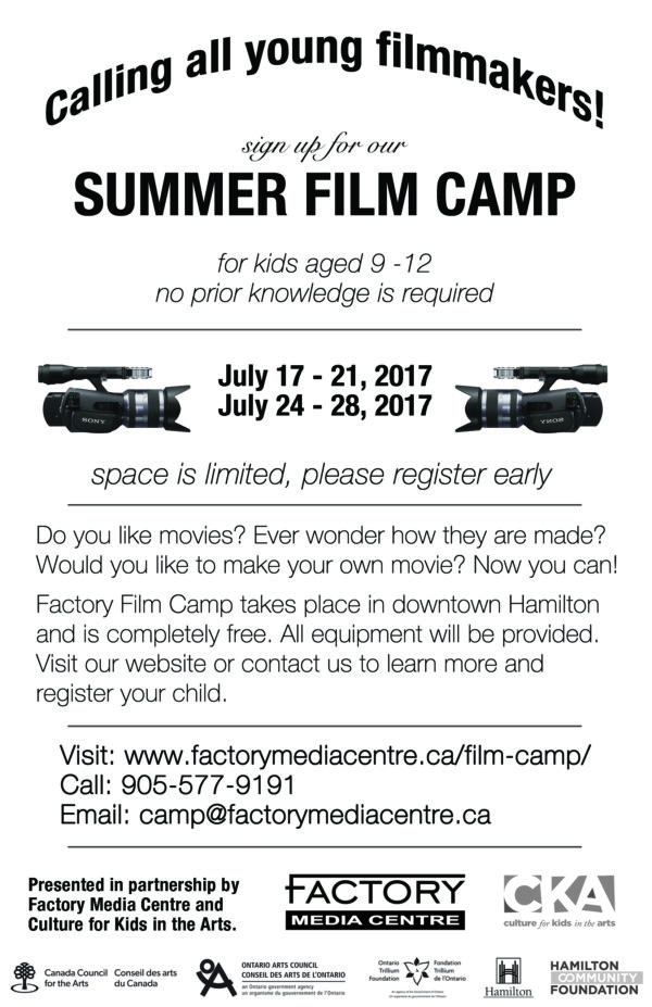Summer Film Camp Factory Media Centre